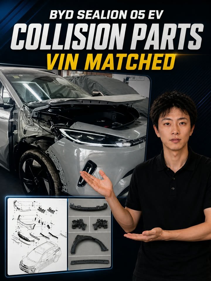 BYD SEALION 05 EV collision case used to explain VIN-based parts matching